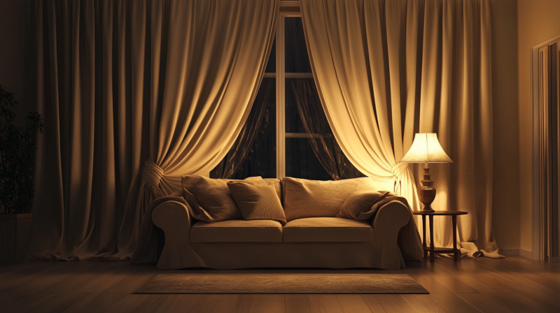 Cortina para Sala: Aconchego e Elegância com Tecido Grosso