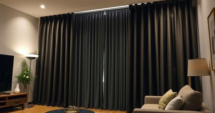 Cortinas Blecaute de Tecido: Total Escuridão Cortinas Blecaute de Tecido: Total Escuridão