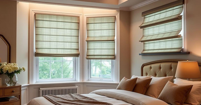 Cortinas Romanas para Quarto: Estilo e Conforto Cortinas Romanas para Quarto: Estilo e Conforto
