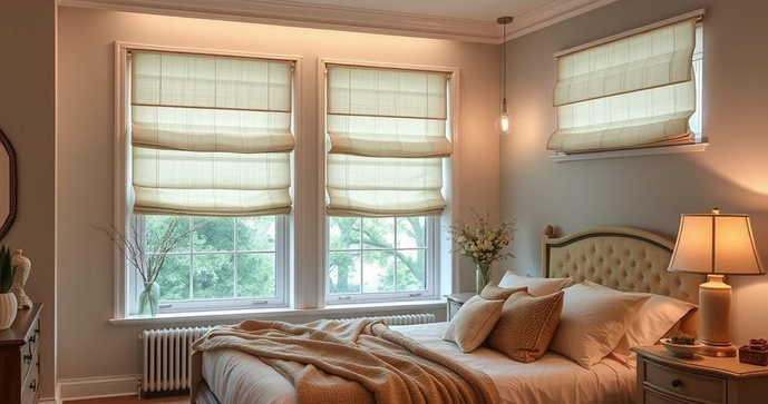 Persiana Romana Quarto: Como Escolher e Decorar com Estilo e Conforto Persiana Romana Quarto: Como Escolher e Decorar com Estilo e Conforto