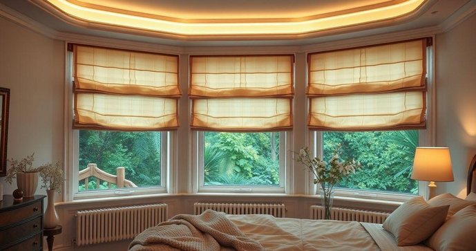 Persianas Romanas para Quarto Transforme Seu Espaço com Estilo e Conforto Persianas Romanas para Quarto Transforme Seu Espaço com Estilo e Conforto