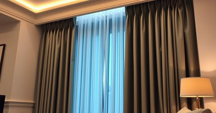 Cortina blecaute de tecido transforma ambientes: descubra suas vantagens e como escolher a ideal