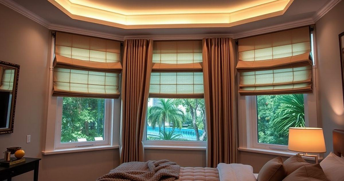 Cortinas romanas para quarto como escolher e decorar com estilo Cortinas romanas para quarto como escolher e decorar com estilo