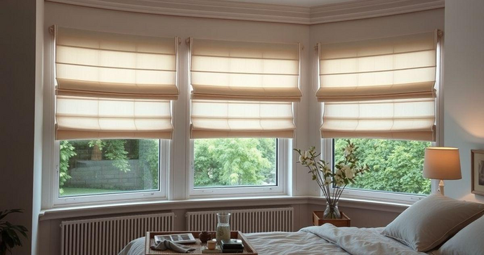 Persianas romanas para quarto: como escolher a ideal para seu espaço Persianas romanas para quarto: como escolher a ideal para seu espaço