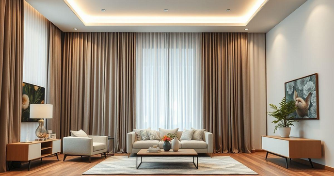 Transforme seu Espaço com Cortinas de Tecido Sob Medida Transforme seu Espaço com Cortinas de Tecido Sob Medida