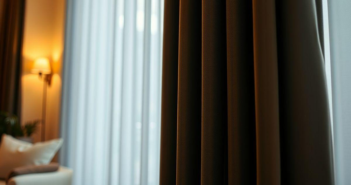 Cortina blecaute de tecido transforma ambientes com estilo e funcionalidade Cortina blecaute de tecido transforma ambientes com estilo e funcionalidade