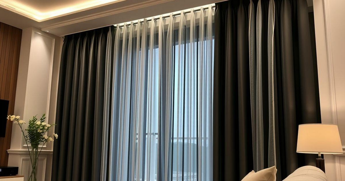 Descubra as Vantagens das Cortinas Blecaute Tecido com Voil para Seu Ambiente