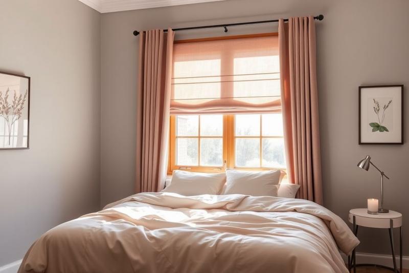 Cortina Romana Quarto: Estilo e Funcionalidade Cortina Romana Quarto: Estilo e Funcionalidade