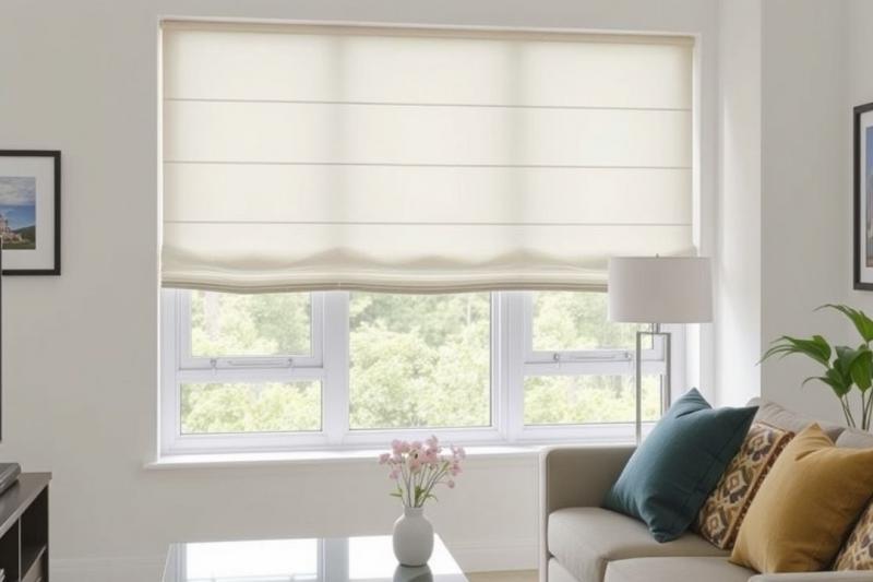 Transforme sua Sala com Cortinas Romanas Estilosas e Funcionais Transforme sua Sala com Cortinas Romanas Estilosas e Funcionais