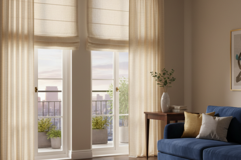 Descubra Tudo Sobre Cortinas Romanas e Seu Estilo Elegante
