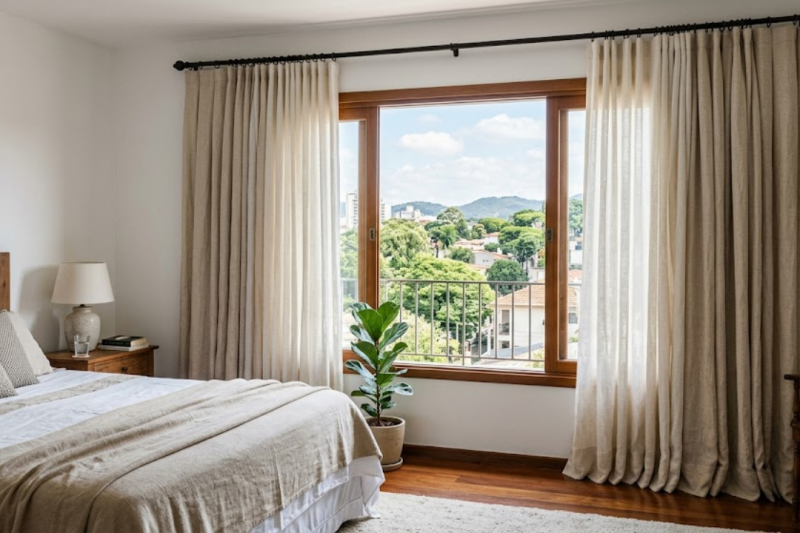 Cortinas de Tecido para Quarto Centro Sul: Estilos, Dicas e Inspirações