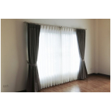 cortina blecaute de tecido com voil valor Renascença