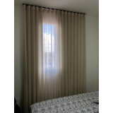 cortina de tecido com blecaute valor Barroca